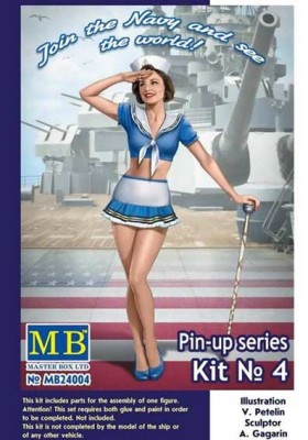 Master box 24004 Pin-up series, Kit No. 4. Suzie, 75 мм 1/24