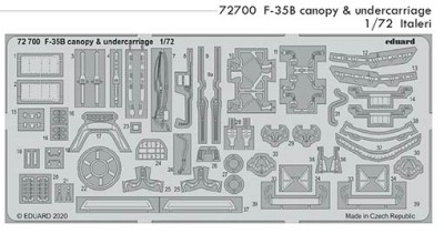 Eduard 72700 SET F-35B canopy&amp;undercarriage (ITAL)