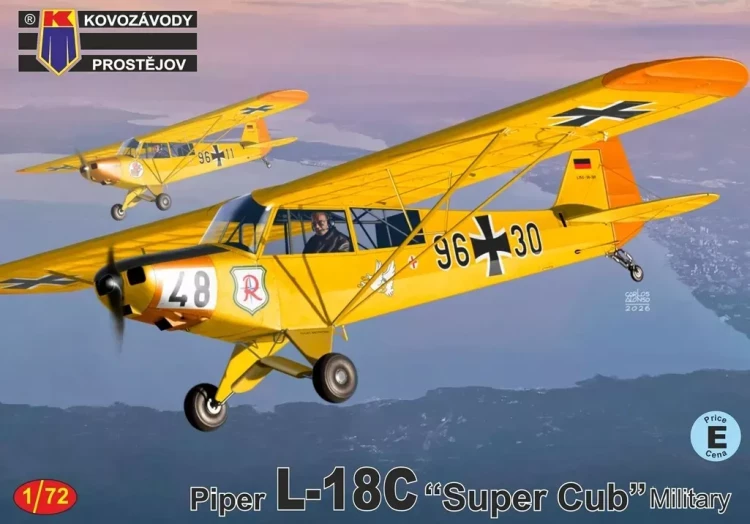 Kovozavody Prostejov 72537 Piper L-18C 'Super Cub' Military (4x camo) 1/72
