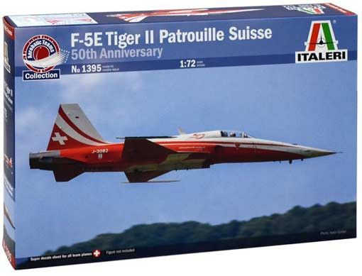 Italeri 01395 Истребитель F-5E TIGER Швейцарский патруль 1/72