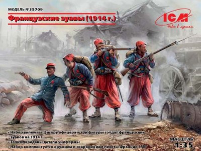 ICM 35709 Французские зуавы (1914 г.) 1/35