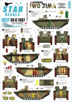 Star Decals 35-C1367 US PACIFIC WARS - IWO JIMAUSMC LVT-2 and LVT(A)-2 Amtracks.3rd Marine Amphibious Tractor Battalion, 5th Marine Amphibious Tractor Battalion, 10th Marine Amphibious Tractor Battalion, 11th Marine Amphibious Tractor Battalion in Februar