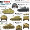 Star Decals 72-A1012 Befehlspanzer # 3. Bef.Pz. IV and Pz.Beob.Wg IV 1/72