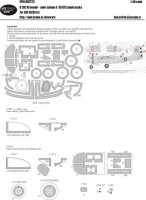 New Ware NWA-M0723 1/48 Mask A-26C-15 colour scheme 3 BASIC (ICM)