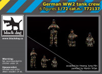 Blackdog G72137 German WWII tank crew (6 fig.) 1/72