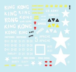 Star Decals STAR35886 Saipan '44. DUKW, M4A2 Sherman, M3A1 Satan, LVT(A)-1 [GMC DUKW 353 Amphibious truck] 1/35