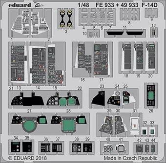 Eduard FE933 F-14D 1/48