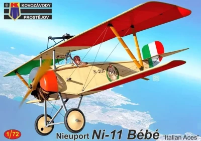 Kovozavody Prostejov 72450 Nieuport Ni-11 Bebe 'Italian Aces' (3x camo) 1/72
