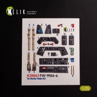 Reskit K35041 FW-190A-6 - interior 3D (BORDER) 1/35