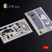 Reskit K48080 O-2A Skymaster int. 3D decals 'grey decorat.' 1/48
