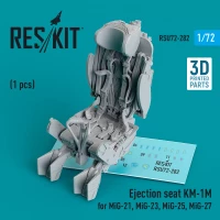 Reskit RSU72282 Eject.seat KM-1M for MiG-21/23/25/27 (1 pc.) 1/72