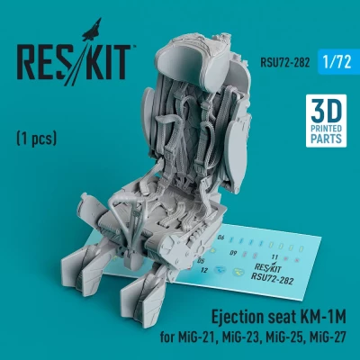 Reskit RSU72282 Eject.seat KM-1M for MiG-21/23/25/27 (1 pc.) 1/72