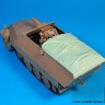 Black Dog T35269 Sd,Kfz.251 /9 Ausf.D Canvas	 (designed to be used with Tamiya kits) 1/35