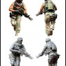 Evolution Miniatures 35076 U.S. Special forces operator in fight . (Afghanistan 2001 2003 )