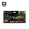 Valejio VAL-71621 Набор красок model color set, камуфляжные зеленые цвета советской бтт времен холодной войны и современной армии рф 8 шт