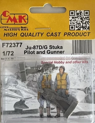 CMK F72377 Ju-87D/G Stuka Pilot &amp; Gunner (2 fig.) 1/72