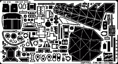 Eduard 72278 OH-13S ITALERI 1/72 (распродажа)