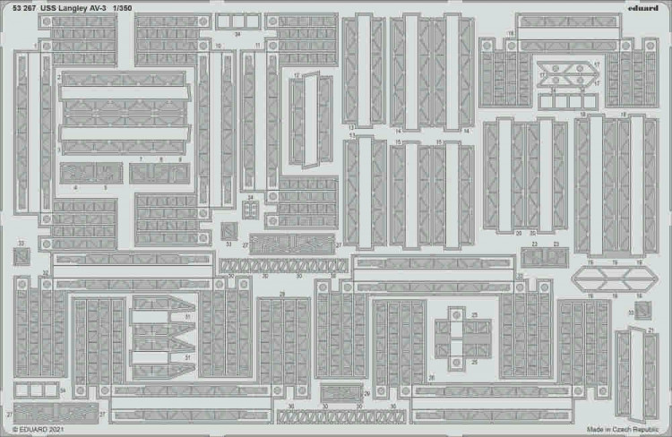 Eduard 53267 SET USS Langley AV-3 (TRUMP) 1/350