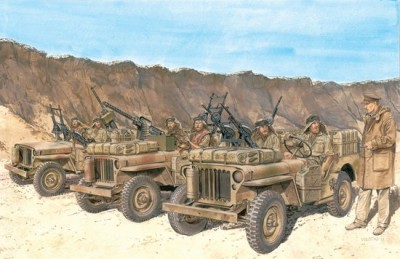 Dragon 6682 SAS Vehicle Crews North Africa 1942
