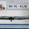 F-rsin Plastic FRP4002 Douglas DC-7C Decals KLM 1/144