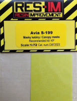 RES-IM RESICM72023 1/72 Canopy Masks for Avia S-199 (KP)