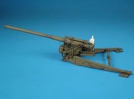 Hauler HLP72007 M1 8inch gun IN FIRE POSITION 1/72