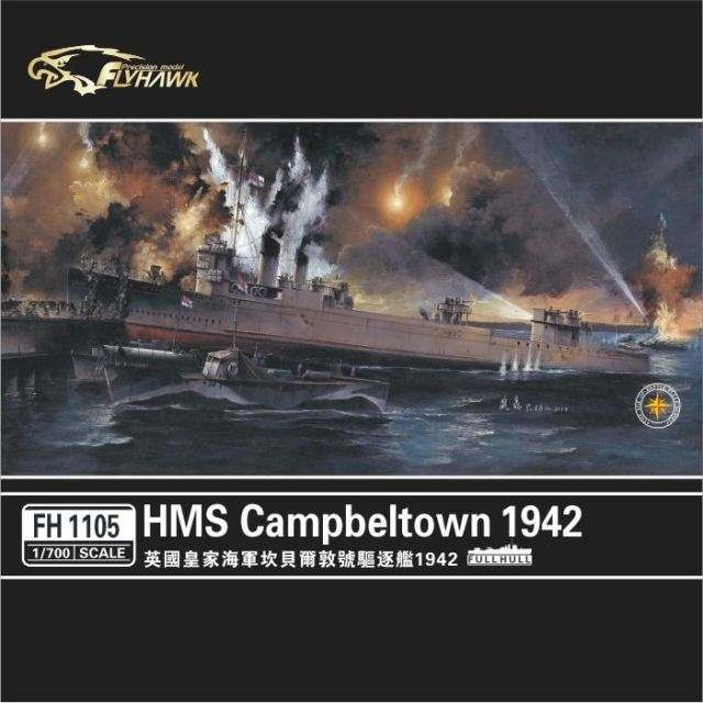 Flyhawk FH1105 HMS Campbeltown 1942 1/700