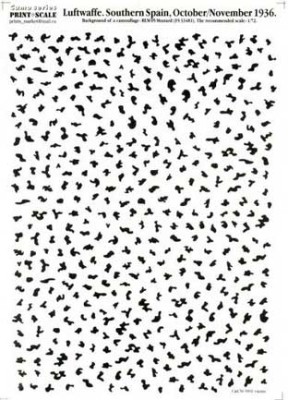 Print Scale 001-camo Luftwaffe. Южная Испания. Октябрь-Ноябрь 1936 1/72
