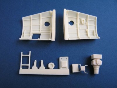 Pavla Models U48-19 Westland Wyvern S.4 rear fuselage interior for kit Trumpeter 1:48