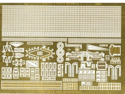 White Ensign Models PE 0757 HMS TIGER, WWI Battlecruiser for the Combrig kit 1/700