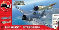 Airfix 50184 Grumman F4F-4 Wildcat & Mitsubishi Zero Dogfight Double 1/72