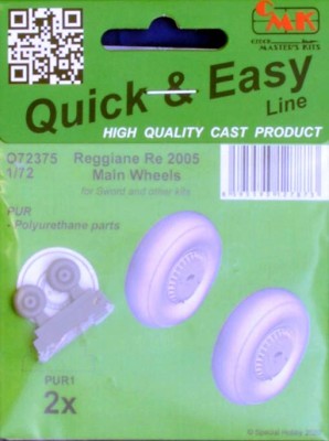 CMK Q72375 Reggiane Re 2005 Main Wheels (SWORD) 1/72