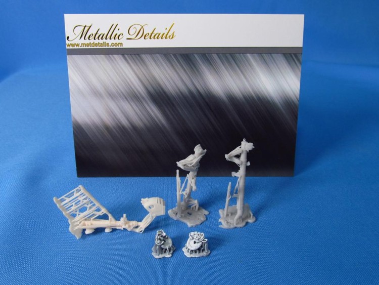 Metallic Details MDR48142 Sukhoi Su-27 landing gears (designed to be used with Great Wall Hobby kits) 1/48