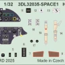 Eduard 3DL32035 Hs 123A SPACE (ICM) 1/32