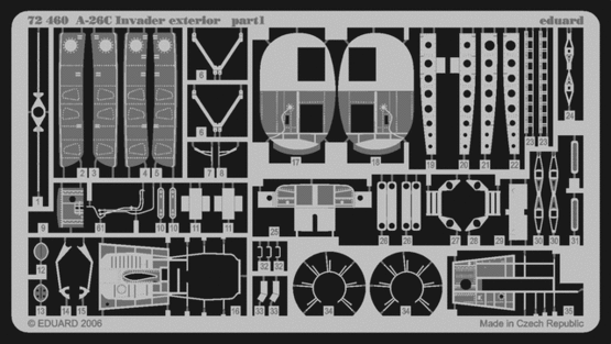 Eduard 72460 A-26C exterior ITA