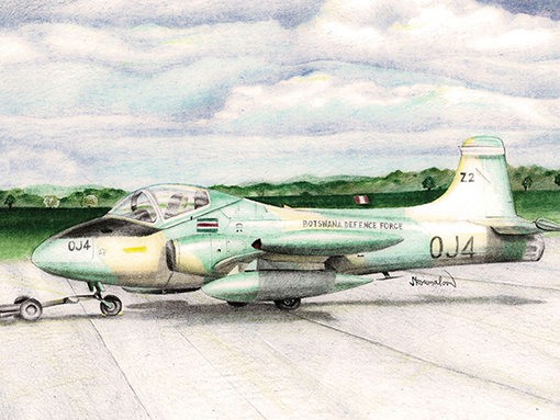 Miniwing Plastic MINI322 BAC Strikemaster decals for Botswana, Sudan and Kuwait (makes 2 complete kits) 1/144