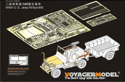 Voyager Model PE351065 WWII U.S. Jeep Willys MB (Takom) 1/35