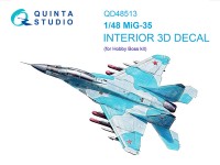 Quinta studio QD48513 МиГ-35 (HobbyBoss) 3D Декаль интерьера 1/48