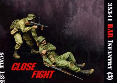 Bravo6 35341 Бойцы RAR Infantry (3), Вьетнам, 2 фигуры 1:35