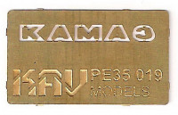 KAV PE35019 Буквы на решетку радиатора (Для моделей ICM 35001, 35002) 1/35