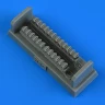 QuickBoost QB49128 P-39D/P-400 Airacobra exhaust 12 pipes (HAS) 1/48