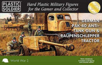 Plastic Soldier WW2G15004 15mm Pak 40 and Raupenschlepper Ost