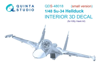 Quinta studio QDS-48018 Су-34 (KittyHawk) (Малая версия) 1/48