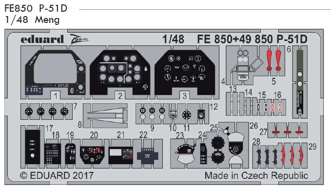 Eduard FE850 P-51D 1/48 1/48