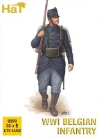HAT 8290 WWI Belgian Infantry (32 figures/box) 1/72