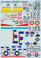 Print Scale 72-110 Douglas A-26 Invader Wet decal 1/72