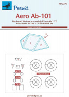 Peewit M72270 Canopy mask Aero Ab-101 (RS) 1/72