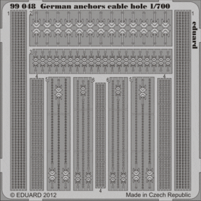 Eduard 99048 German anchors 1/700