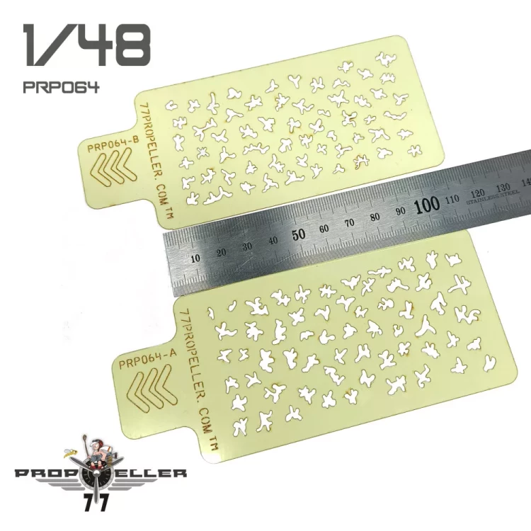 77 Propeller 77PRP064 Italian aircraft camouflage template Type A 1/48