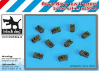 BlackDog S35010 1/350 Royal navy tow tractors